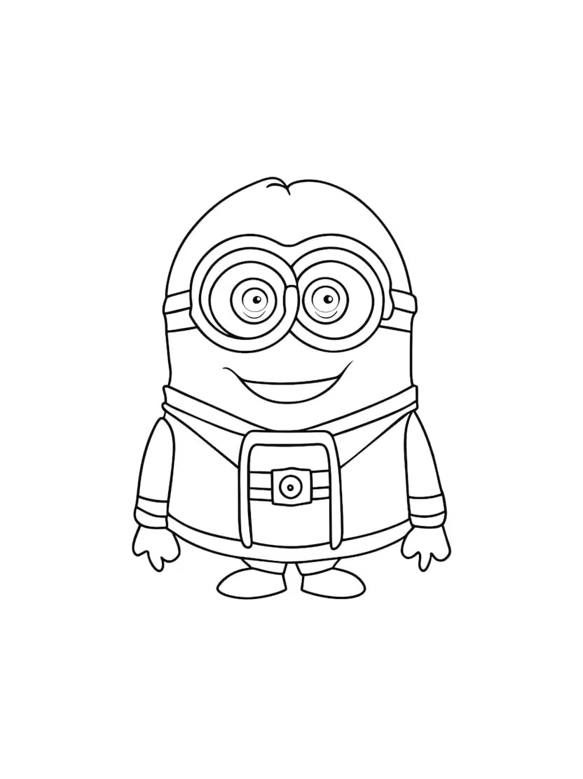 Coloriage Minion Art Creatif Sans Limite