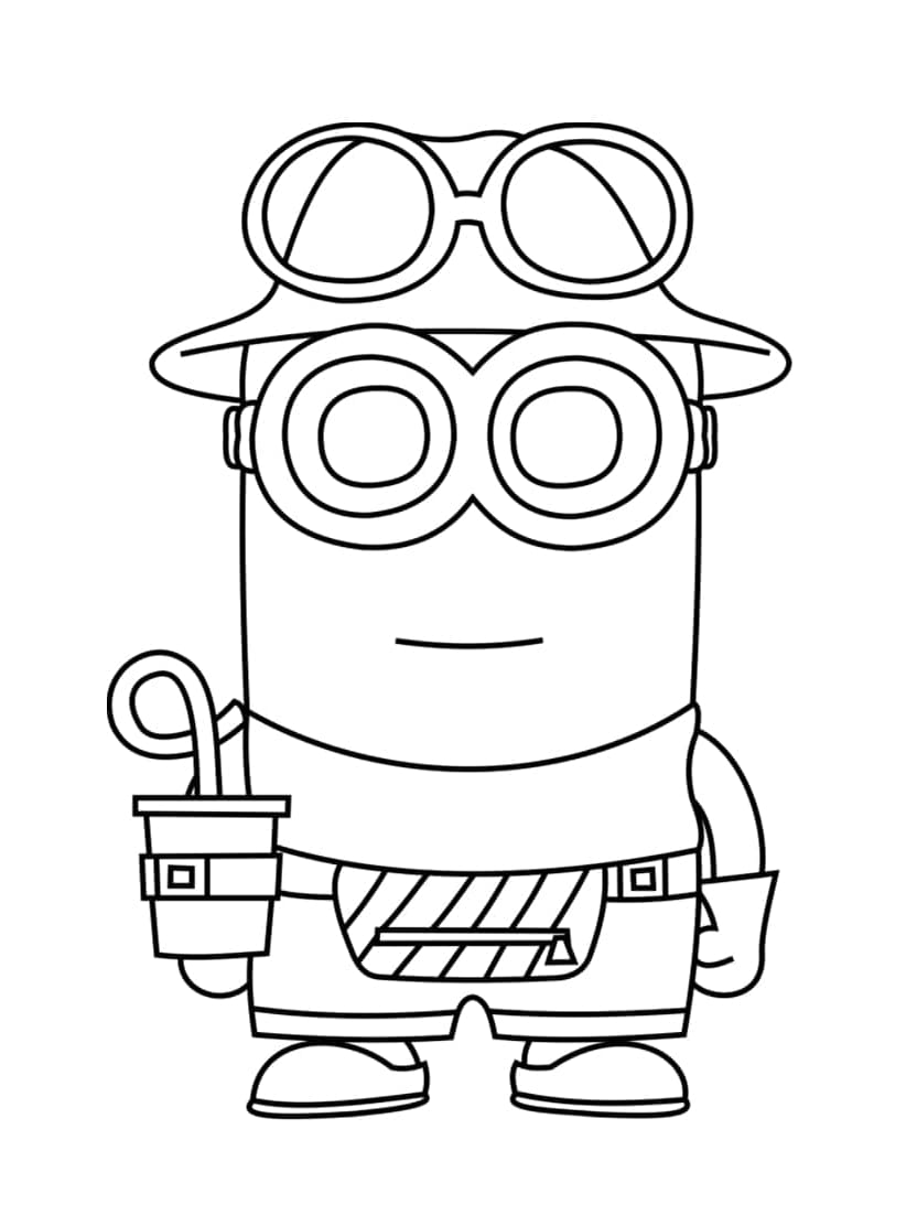 Coloriage Minion Avec Style Personnel