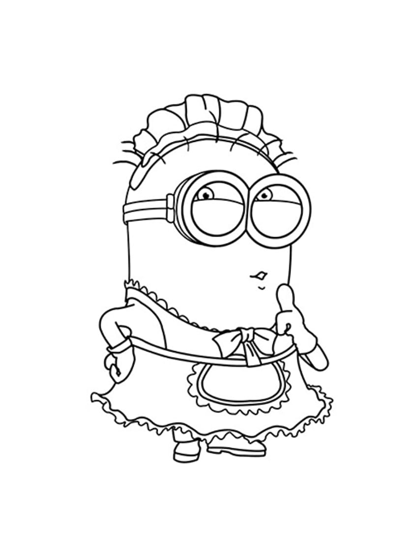 Coloriage Minion Favorise Developpement Creatif