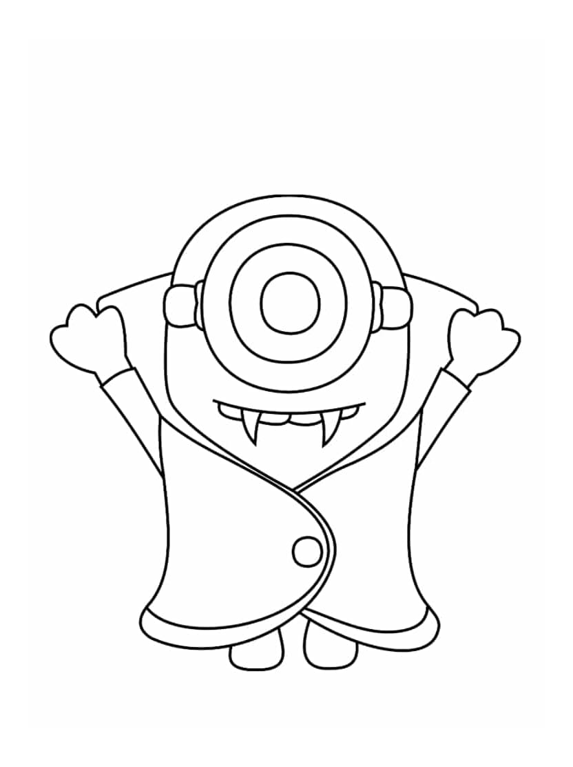 Explorer Coloriage Minion Dans Livres