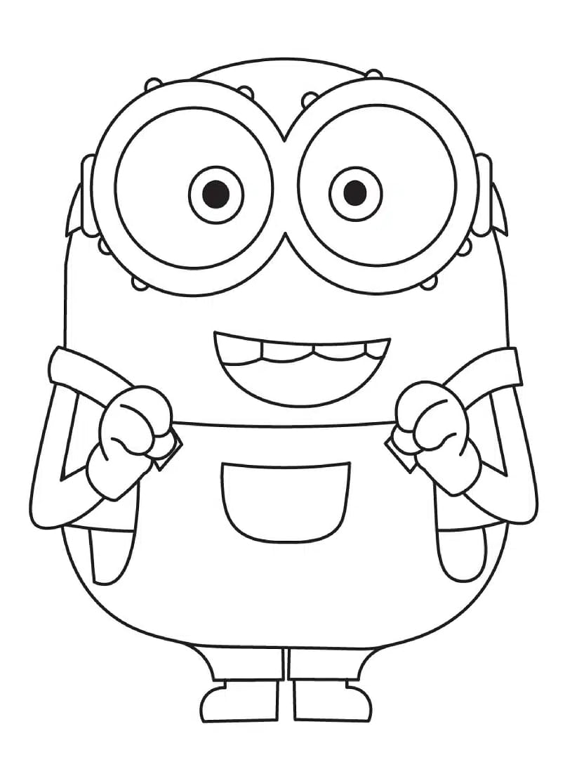 Guide Coloriage Minion Facile Pour Debutants