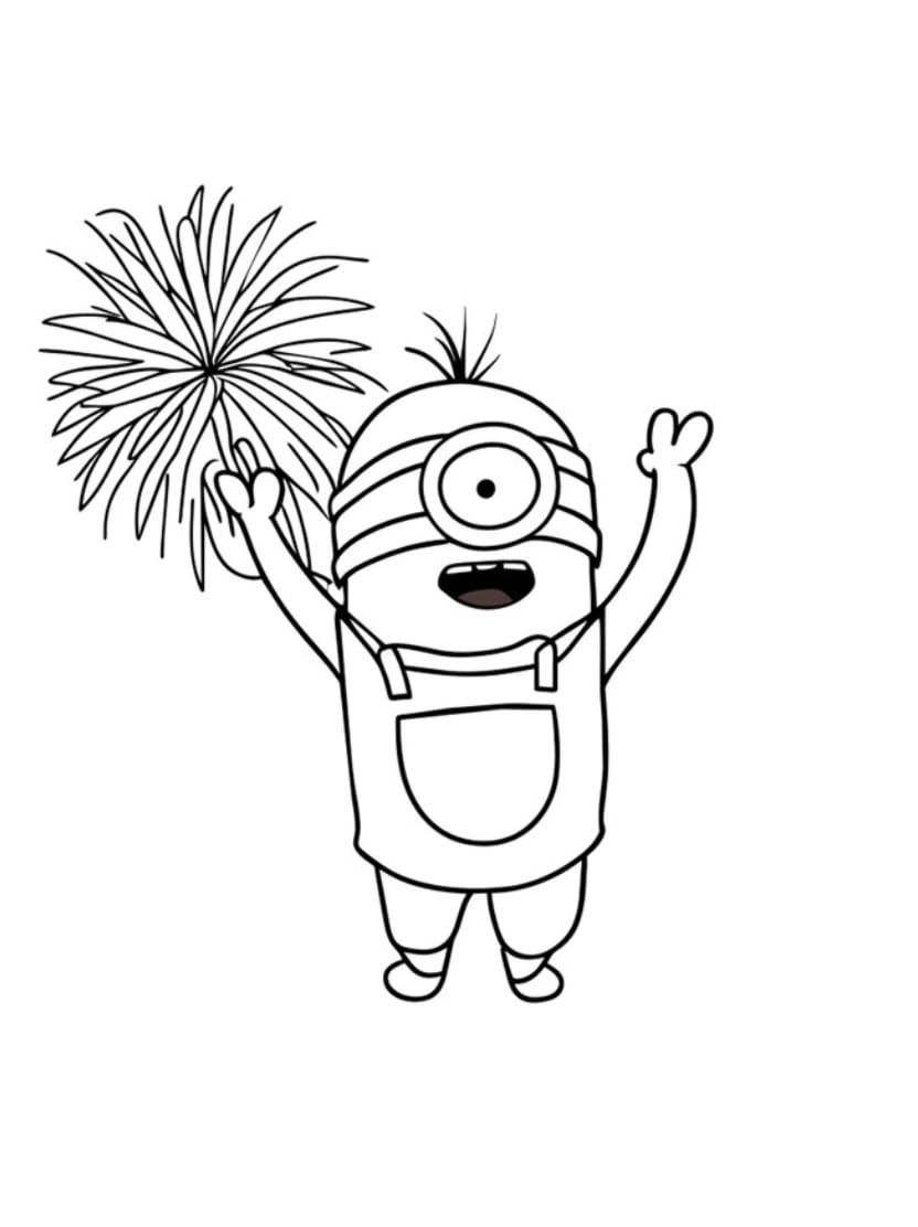 Inspiration Coloriage Minion Pour Nouvelle Journee