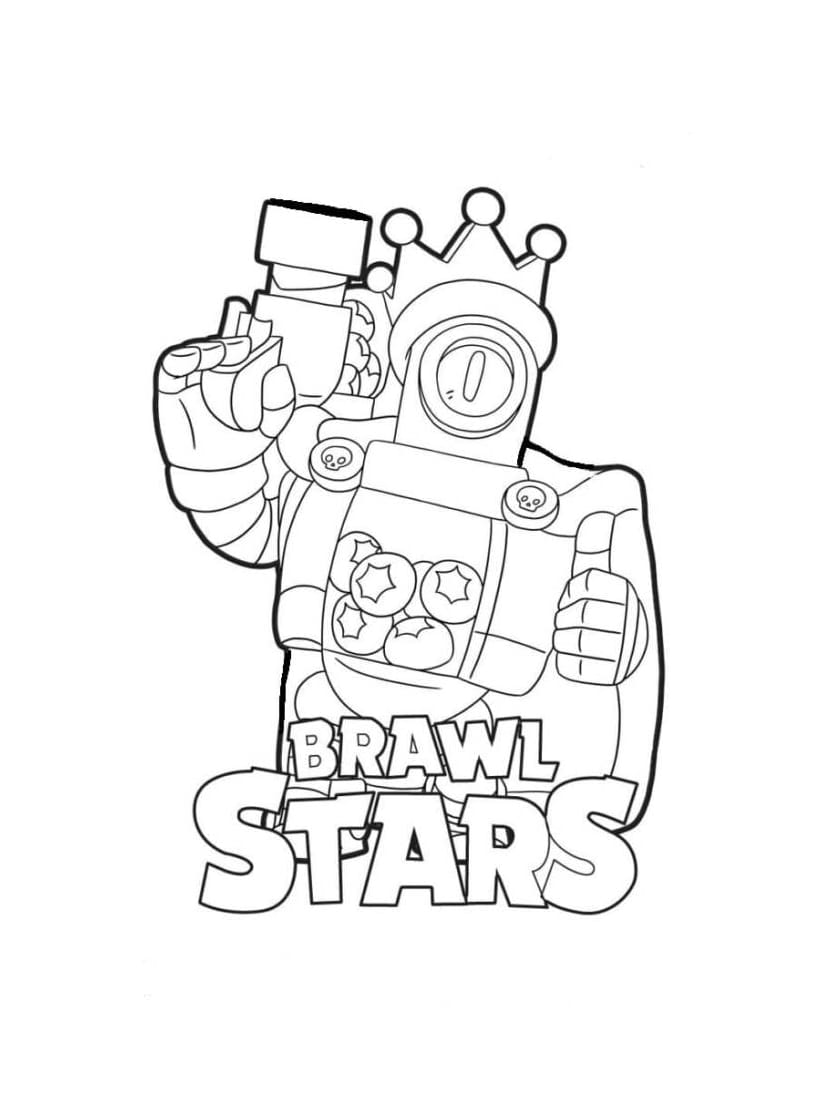 Coloriage Brawl Stars Personnages Legendaires A Colorier