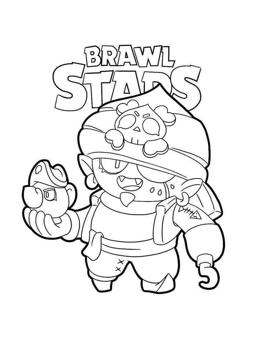 Coloriage Brawl Stars Pour Des Sessions De Dessin Plein D Energie