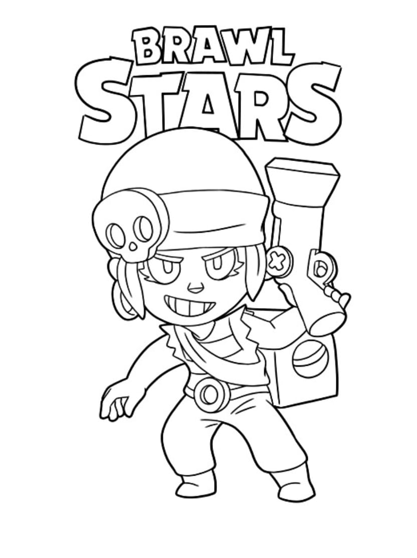 Coloriage Brawl Stars Pour Un Monde De Lutte Et D Creations