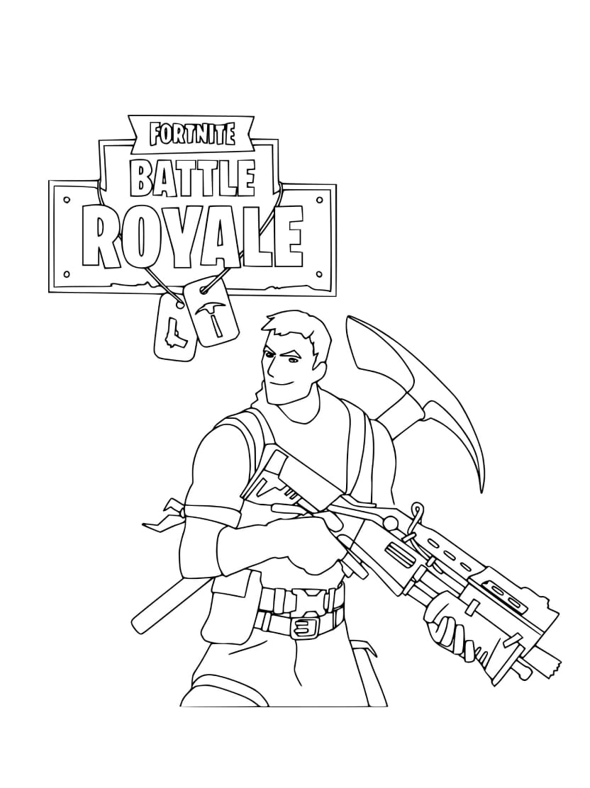 Coloriage Fortnite Dessins Amusants Et Creatifs