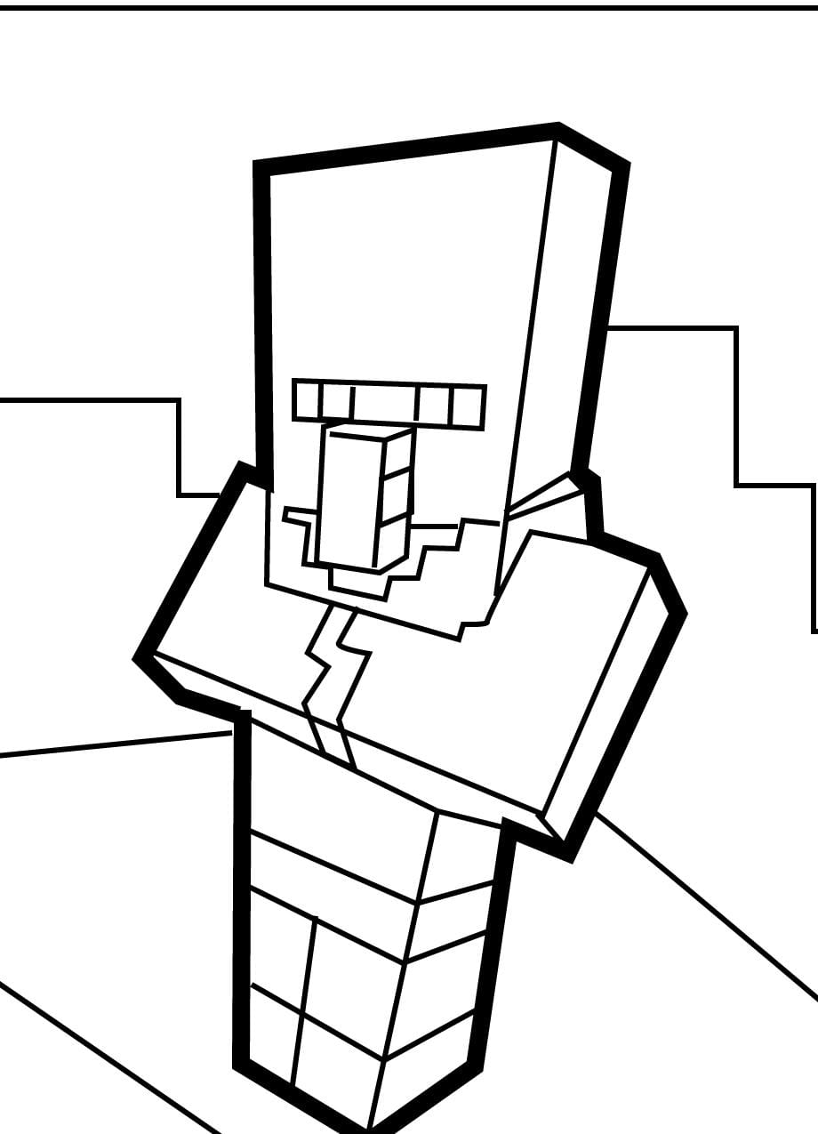 Coloriage Minecraft Creatif Pour Les Passionnes De Dessin