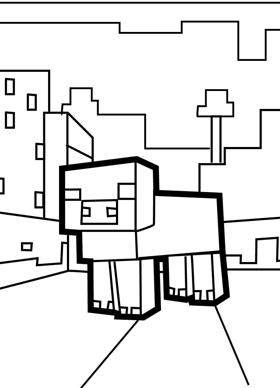 Coloriage Minecraft Superbe Pour Tous Les Ages