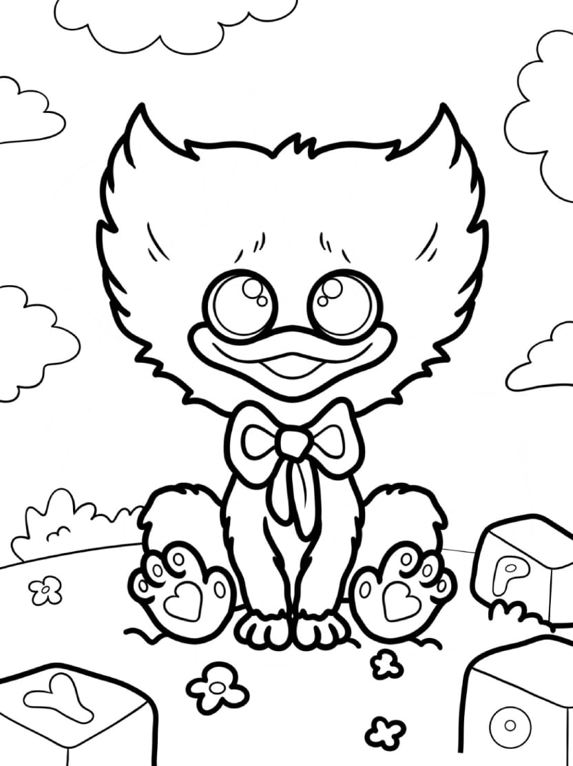 Coloriage Poppy Playtime Avec Des Dessins Originaux Et Simples