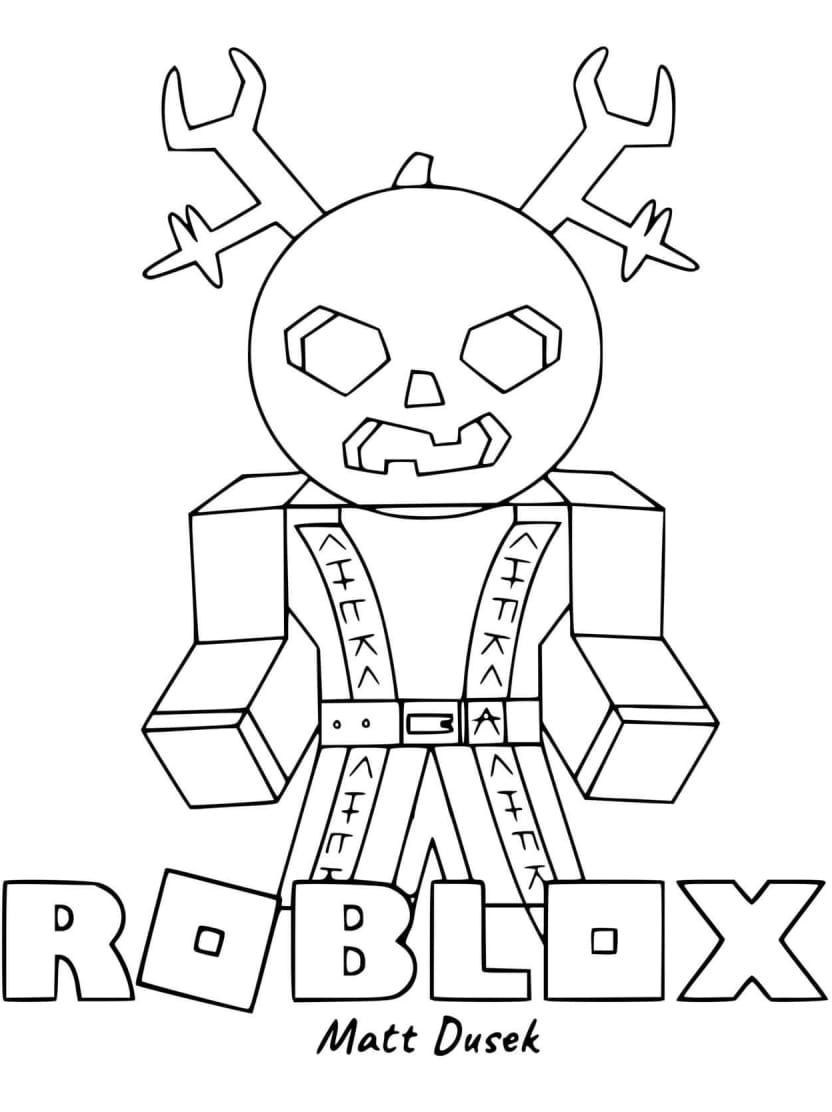 Coloriage Roblox Creatif Et Fascinant Pour Tous