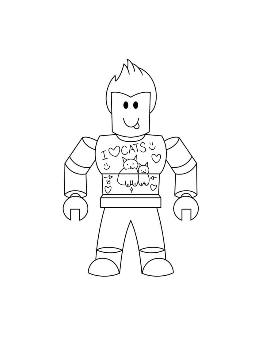 Coloriage Roblox Designs Tendance A Explorer