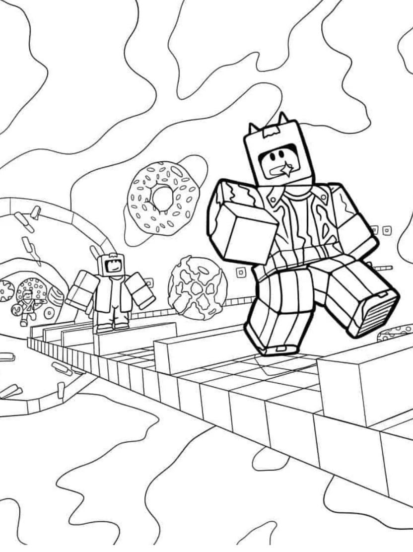 Coloriage Roblox Dessins Dynamiques Pour Enfants