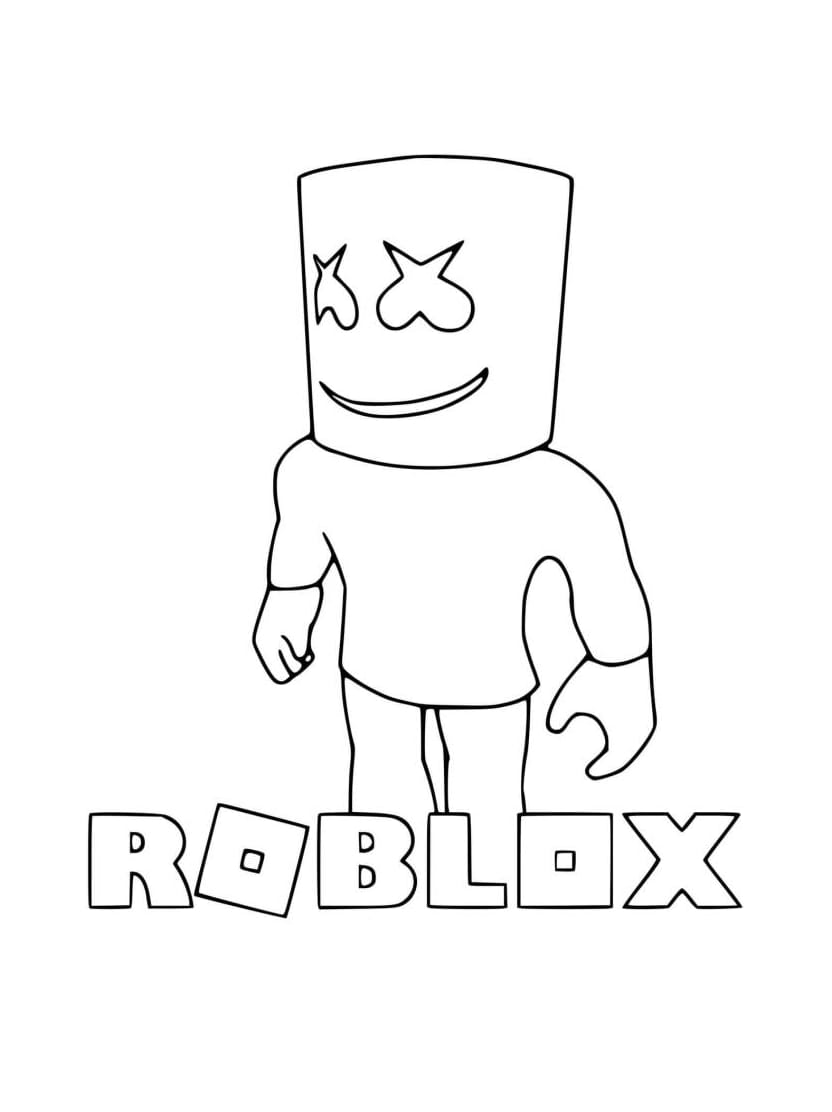 Coloriage Roblox Monde Infini A Personnaliser