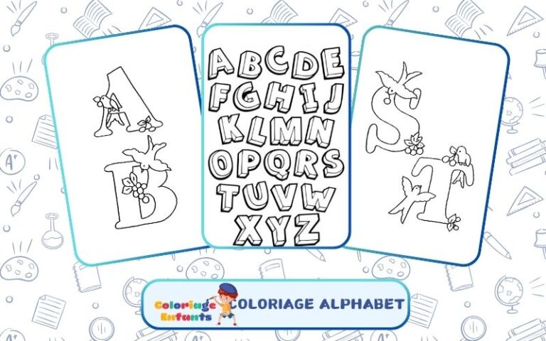 Coloriage Alphabet