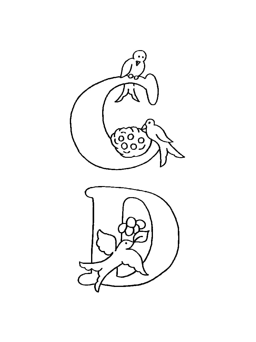 Coloriage Alphabet Doux Et Pedagogique