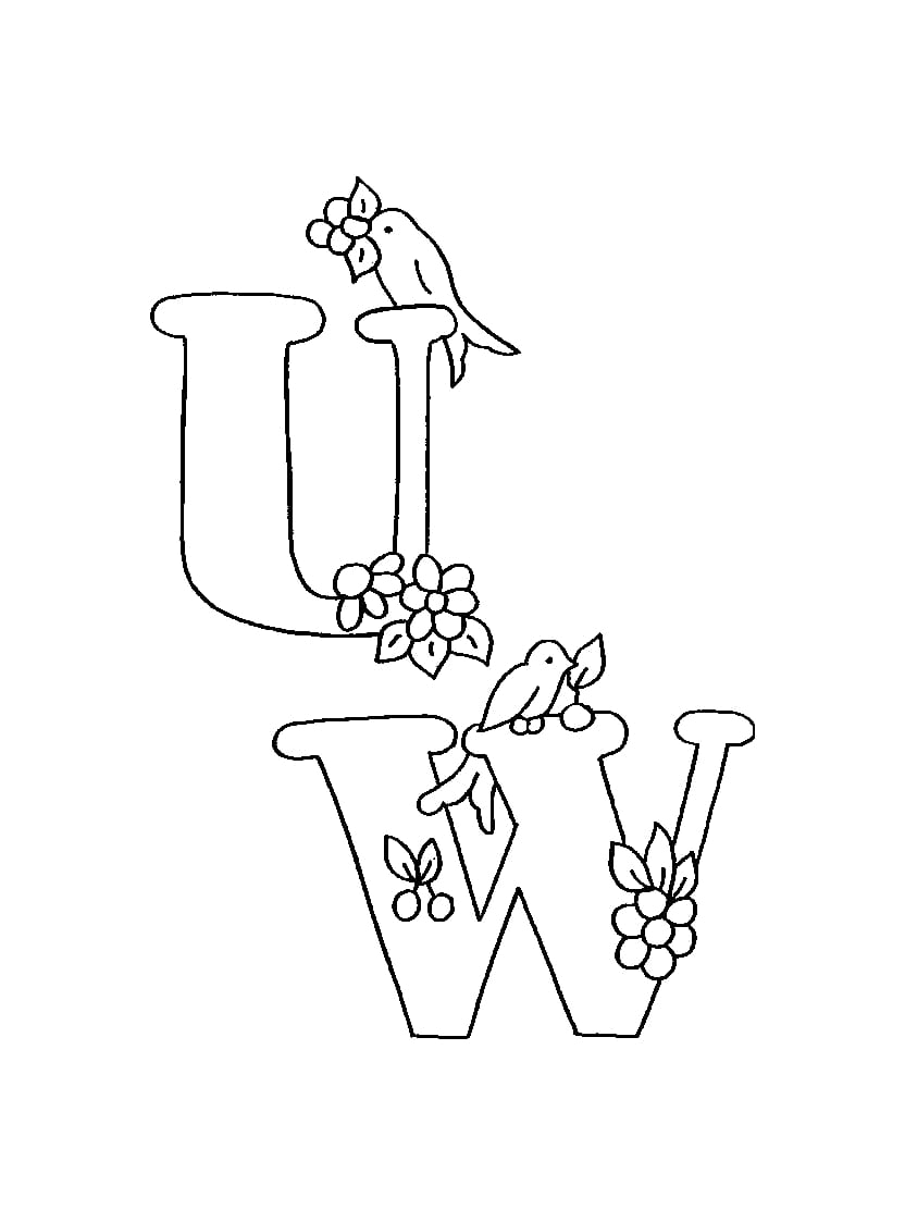 Coloriage Alphabet Pour Les Petits Apprentis