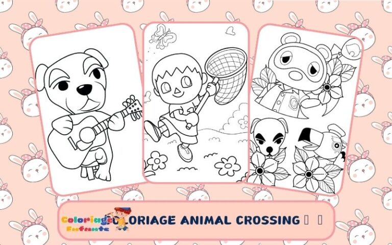 Coloriage Animal Crossing