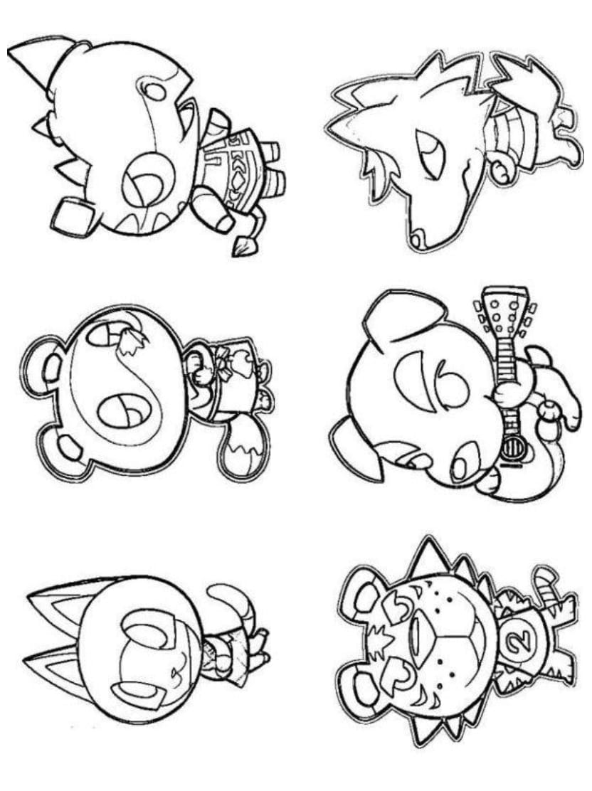 Coloriage Animal Crossing Collection