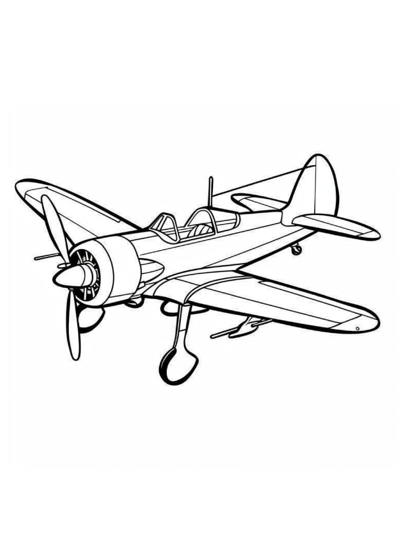 Coloriage Avion De Recherche A Imprimer Et A Personnaliser