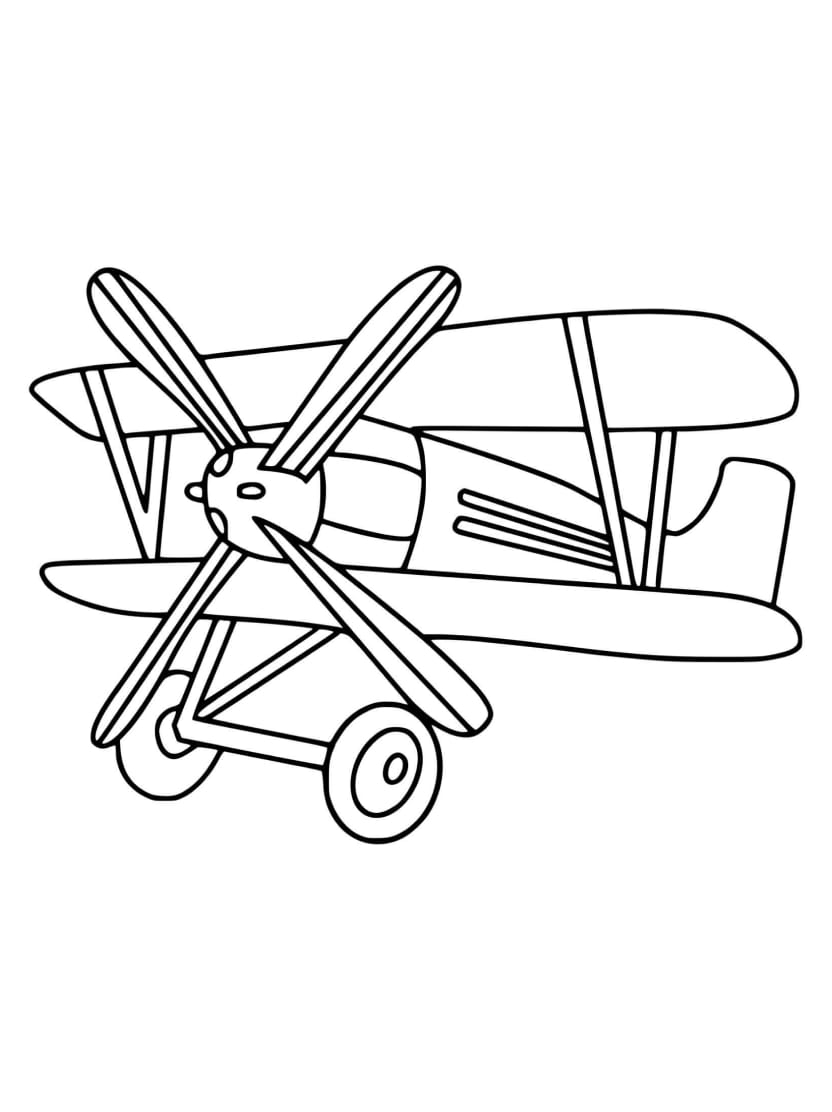 Coloriage Avion Magnifique Pour Devenir Un Expert Des Airs