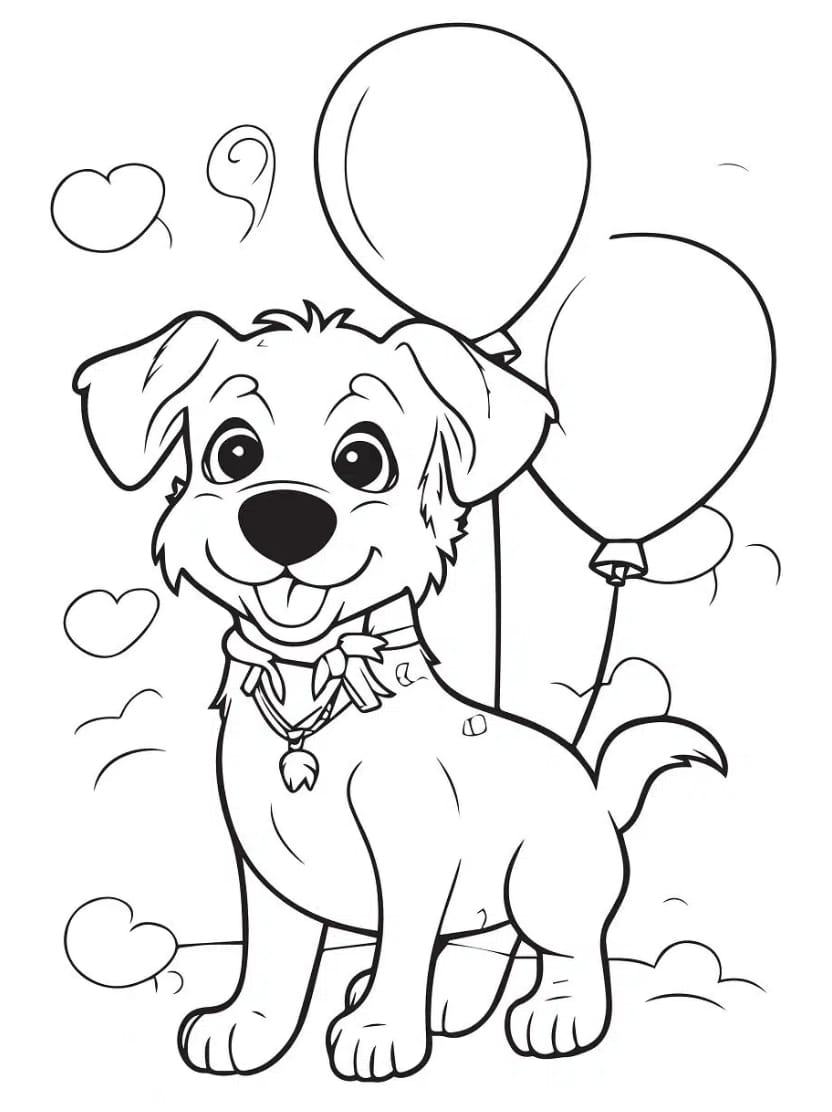 Coloriage Ballon Simple