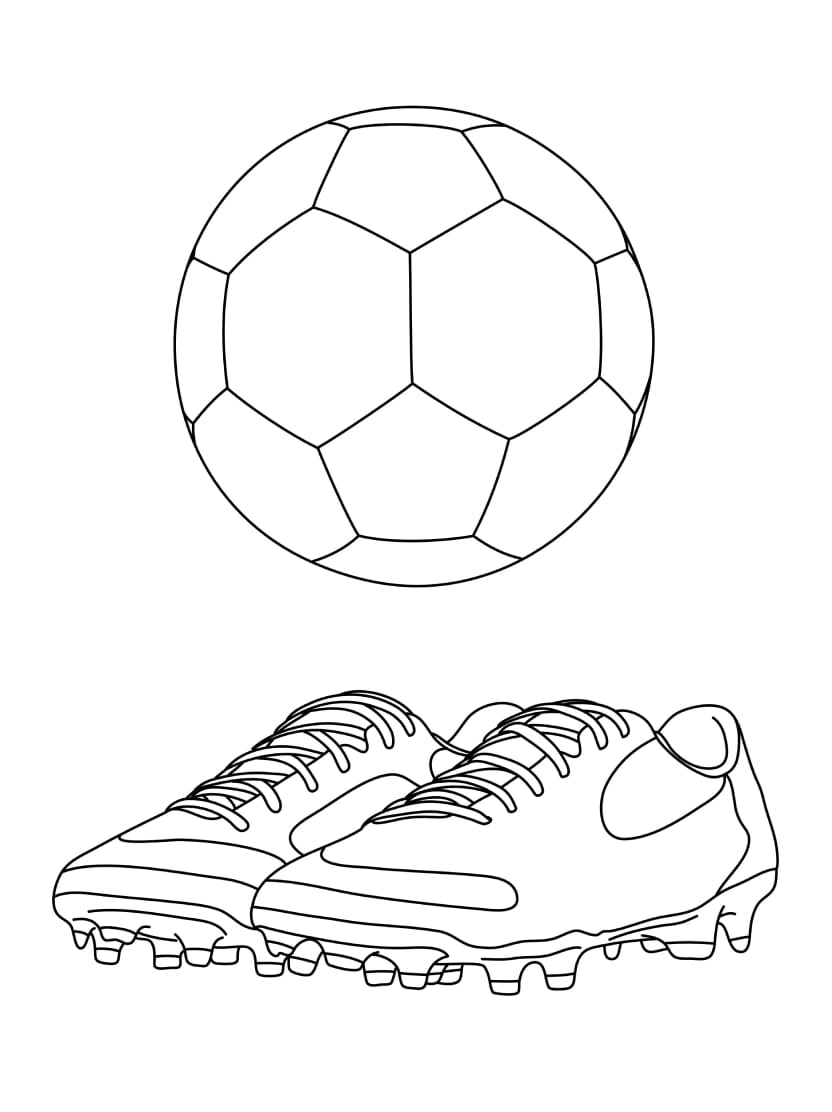 Coloriage Ballon Sport