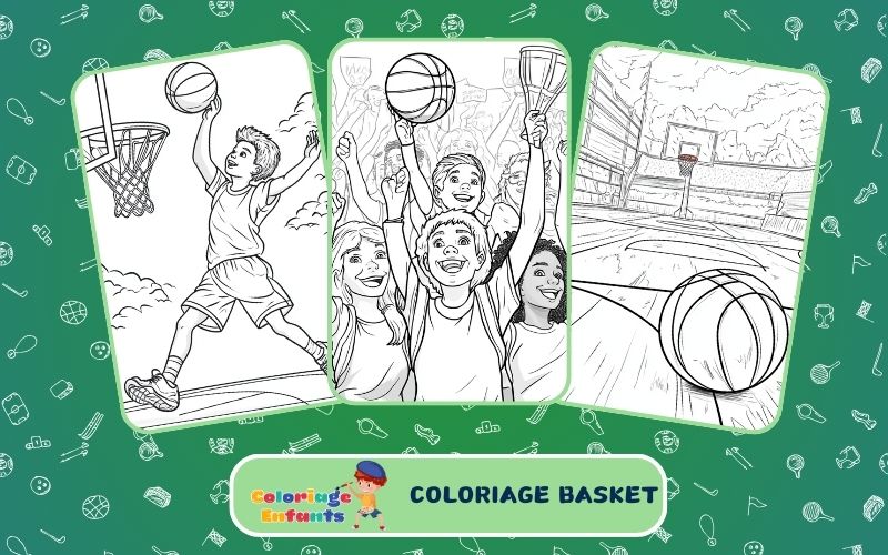 Coloriage Basket