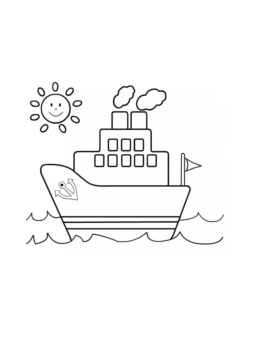 Coloriage Bateau De Pirate Pour Les Jeunes Aventuriers