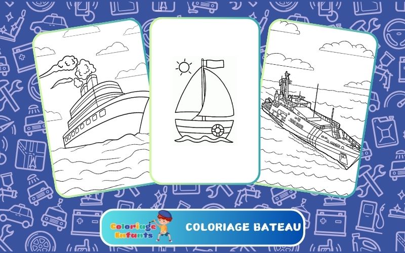 Coloriage Bateau