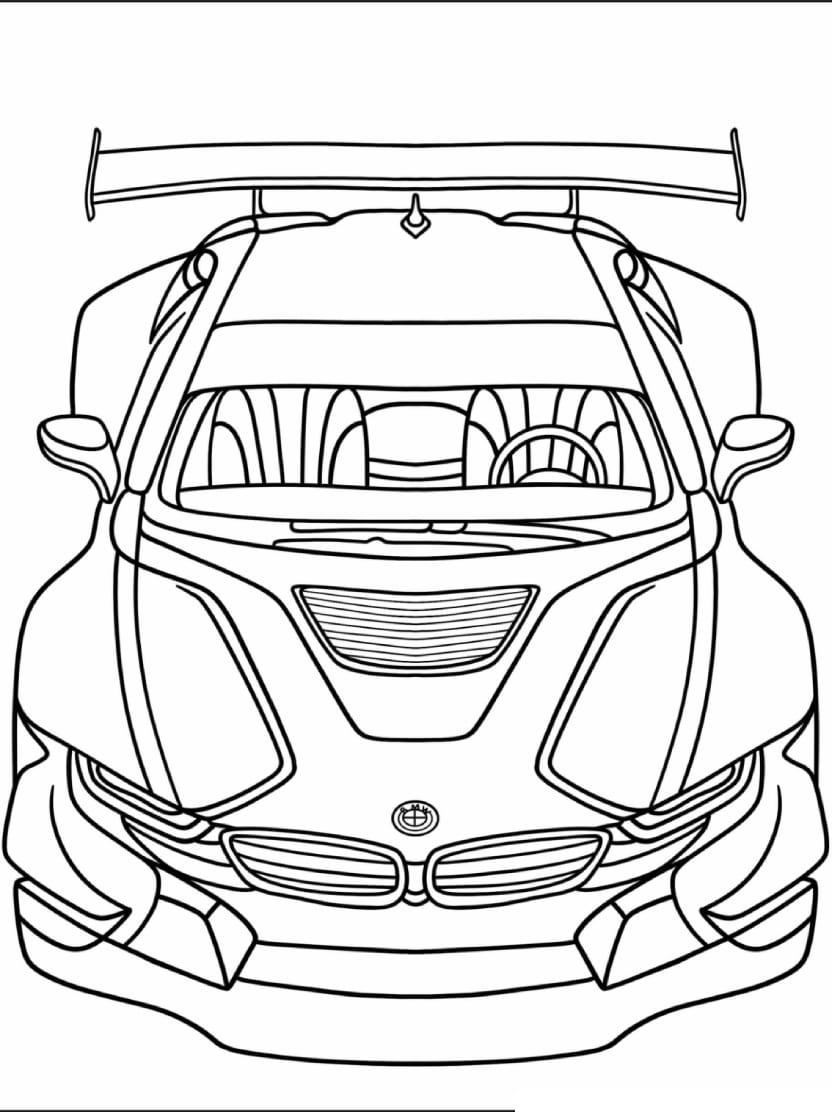 Coloriage Bmw Iconique Et Sophistiquee Pour Tous