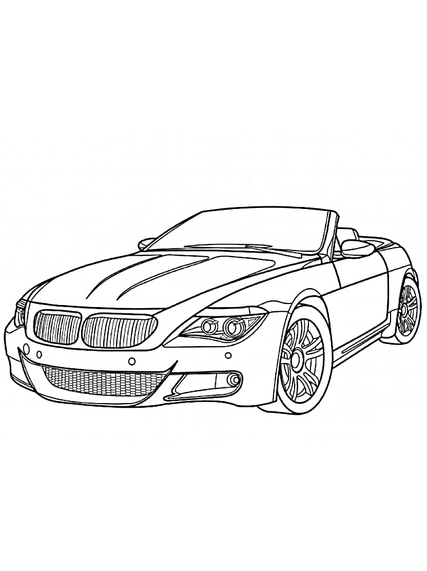 Coloriage Bmw Simple Et Ludique Pour Tous Les Ages