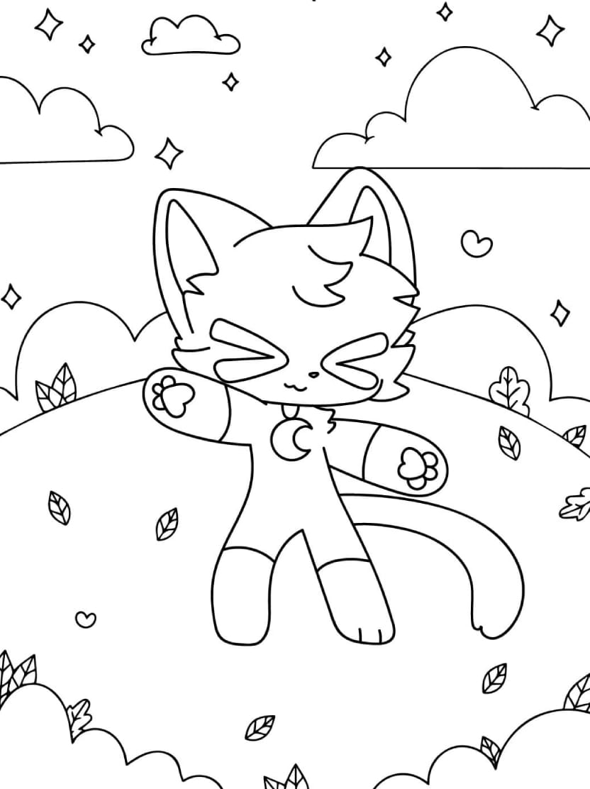 Coloriage Catnap Gratuit Et Facile A Imprimer