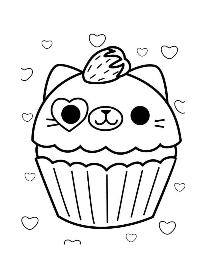 Coloriage Cupcake A Telecharger En Haute Qualite