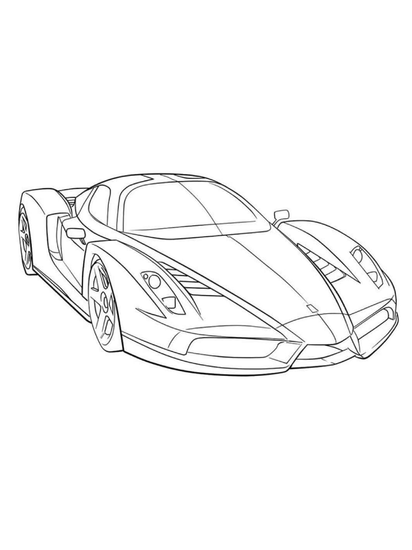 Coloriage Ferrari F Un Dessin De Voiture Legend