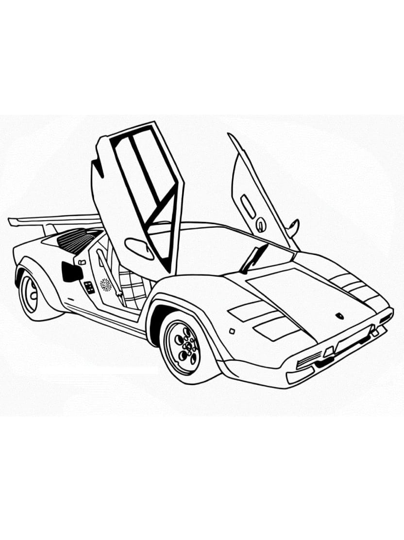 Coloriage Ferrari F Un Dream Car A Personnaliser