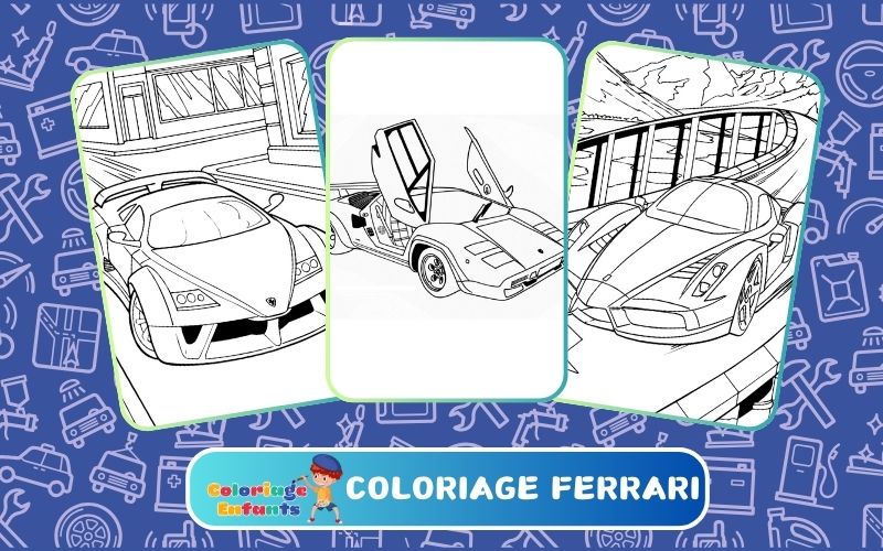 Coloriage Ferrari