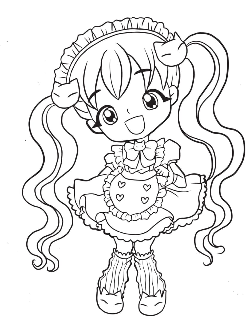 Coloriage Fille De Forets Enchantees Pour Decouvrir L Univers Magique