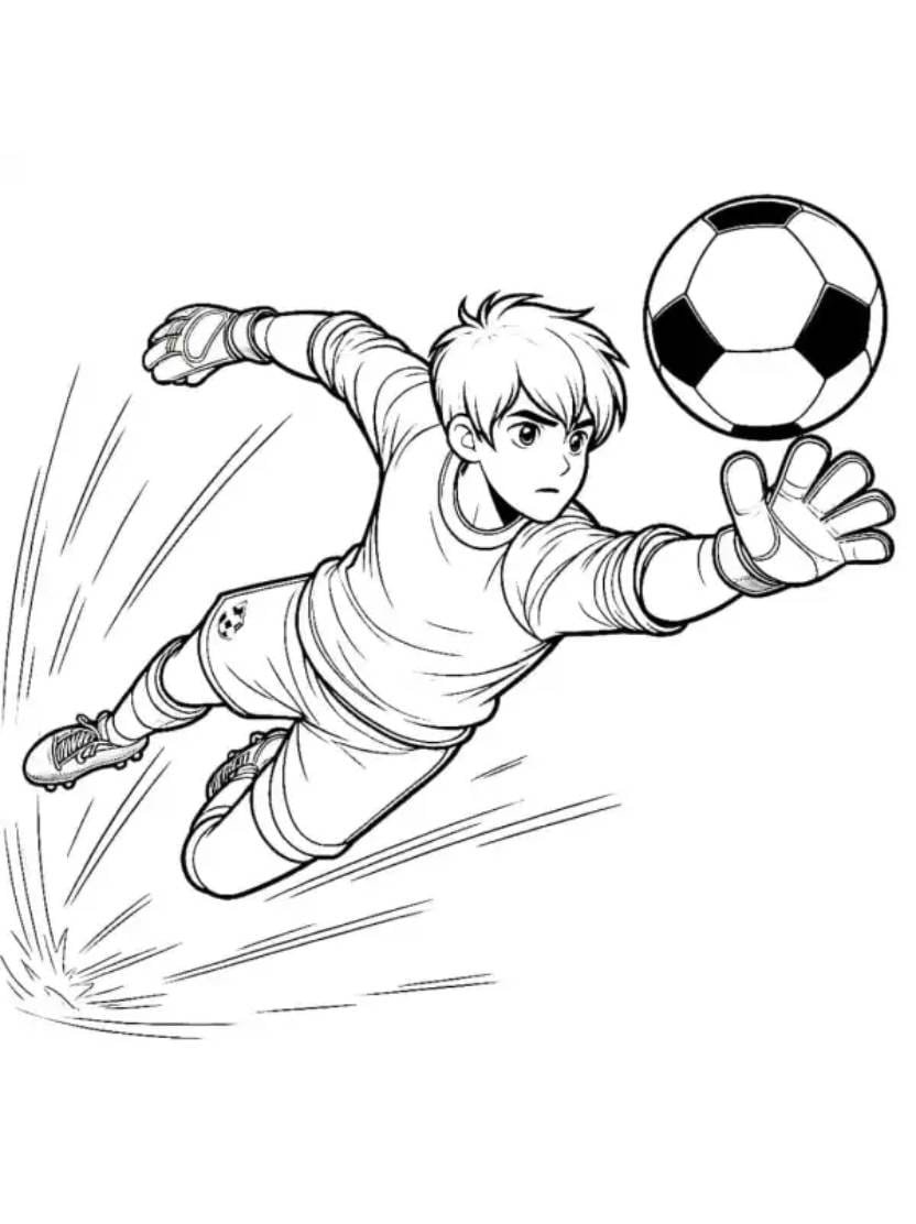 Coloriage Football Multicolore Et Inspirant Pour Les Enfants