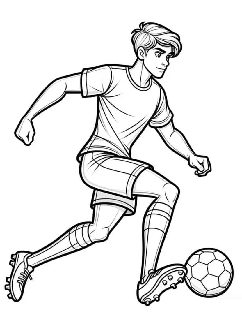 Coloriage Football Pour Celebrer La Coupe Du Monde