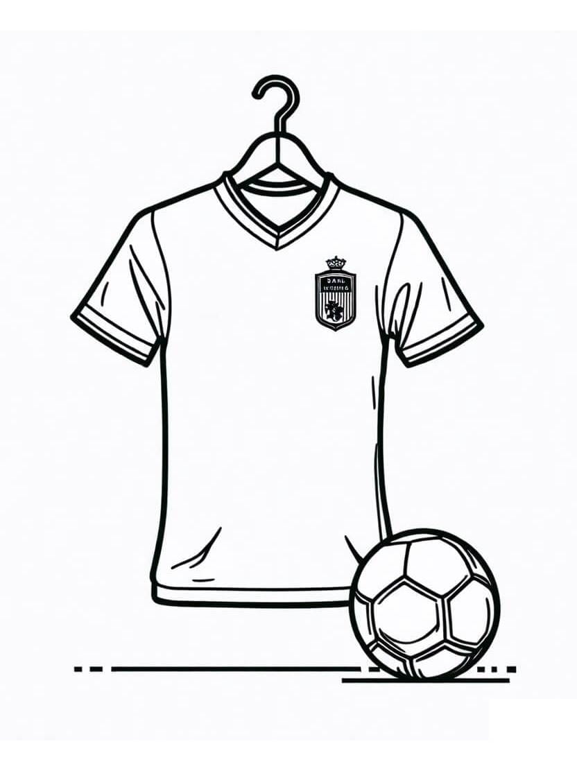 Coloriage Football Pour Les Petits Fans Du Sport