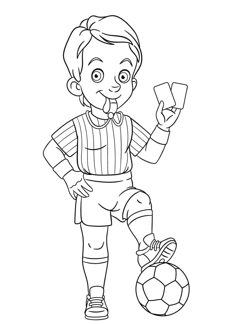 Coloriage Football Pour Les Petits Futurs Stars Du Terrain