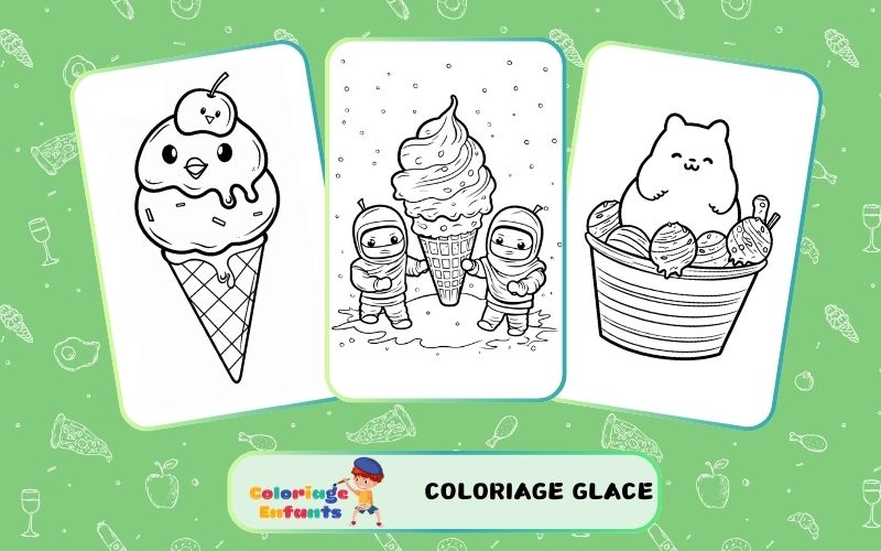 Coloriage Glace