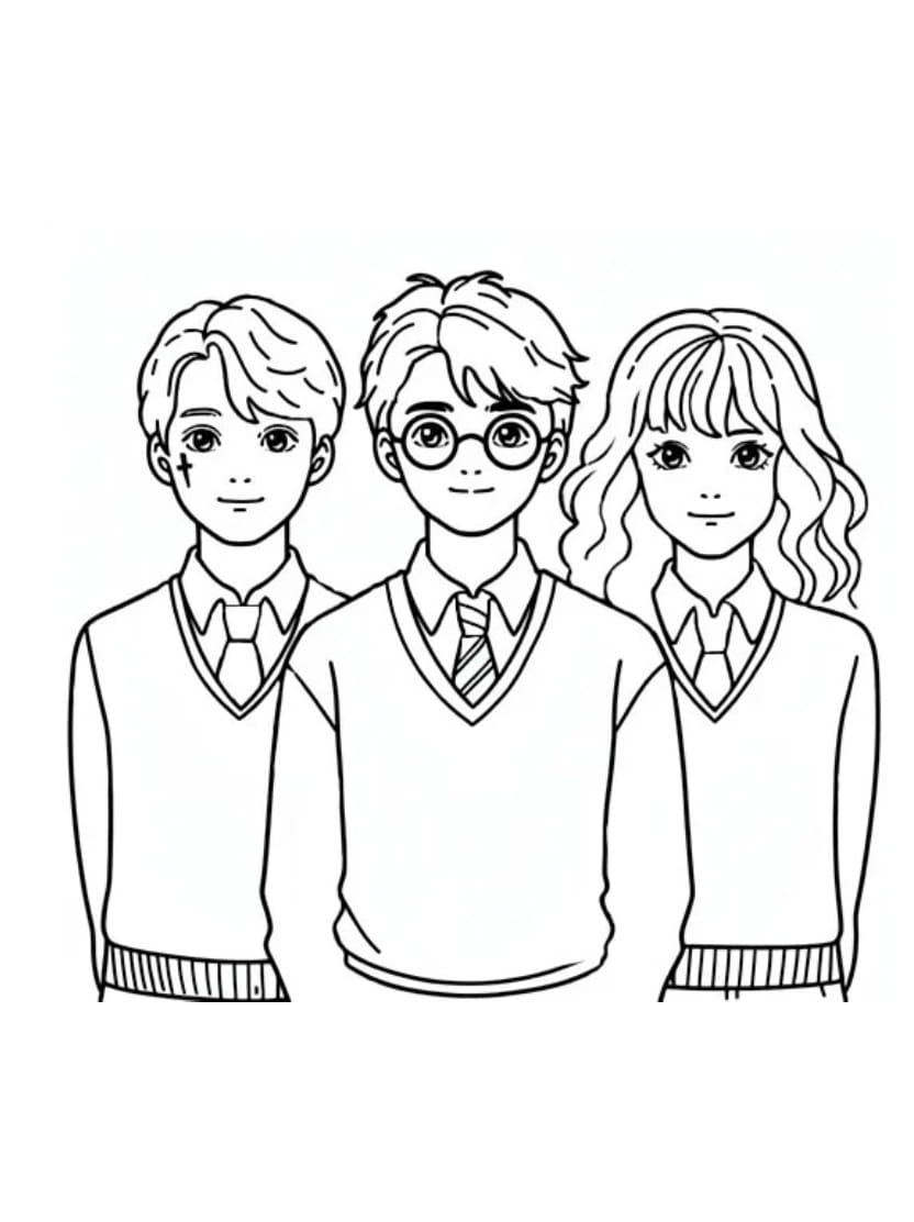 Coloriage Harry Potter Pour Fans De L Univers Magique