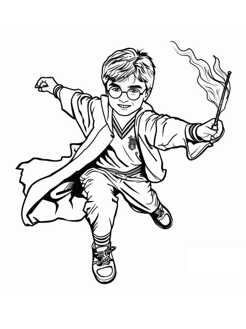 Coloriage Harry Potter Pour Un Monde De Fantaisie