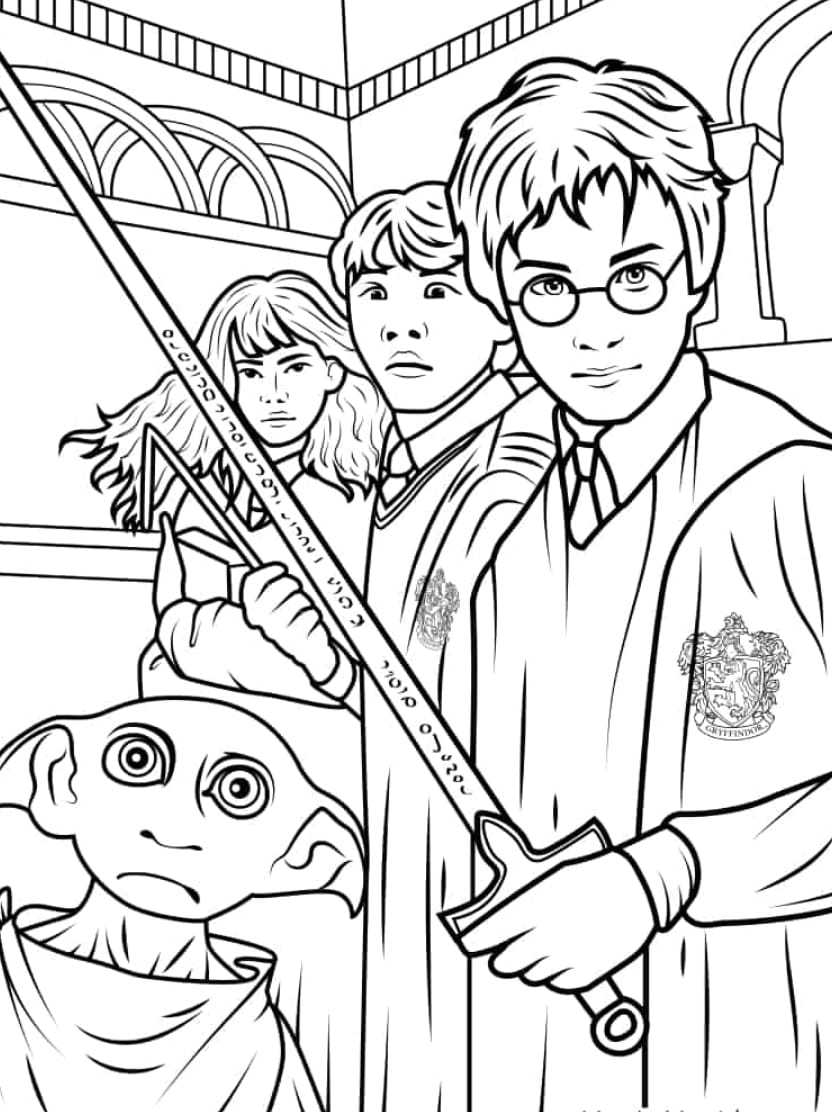 Coloriage Harry Potter Pour Une Aventure Magique