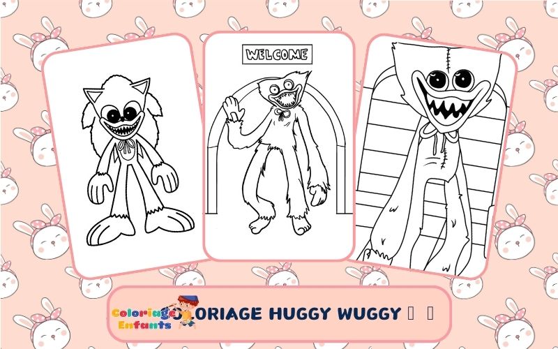 Coloriage Huggy Wuggy