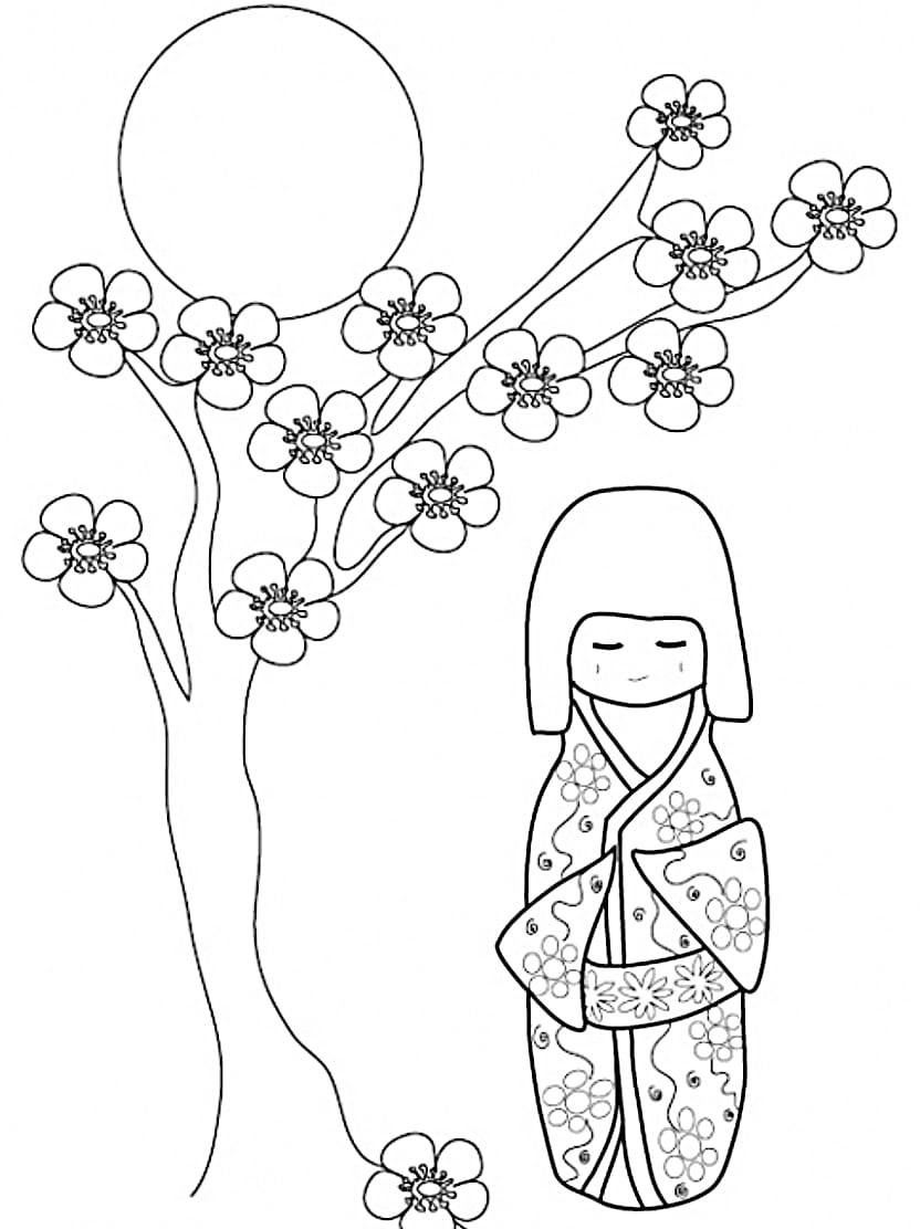 Coloriage Japonais En Couleurs Pour Developper La Creativite