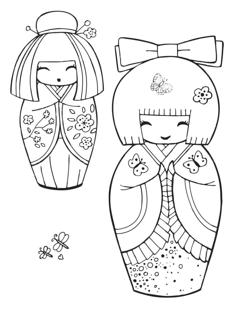 Coloriage Japonais Gratuit A Imprimer Pour Tous