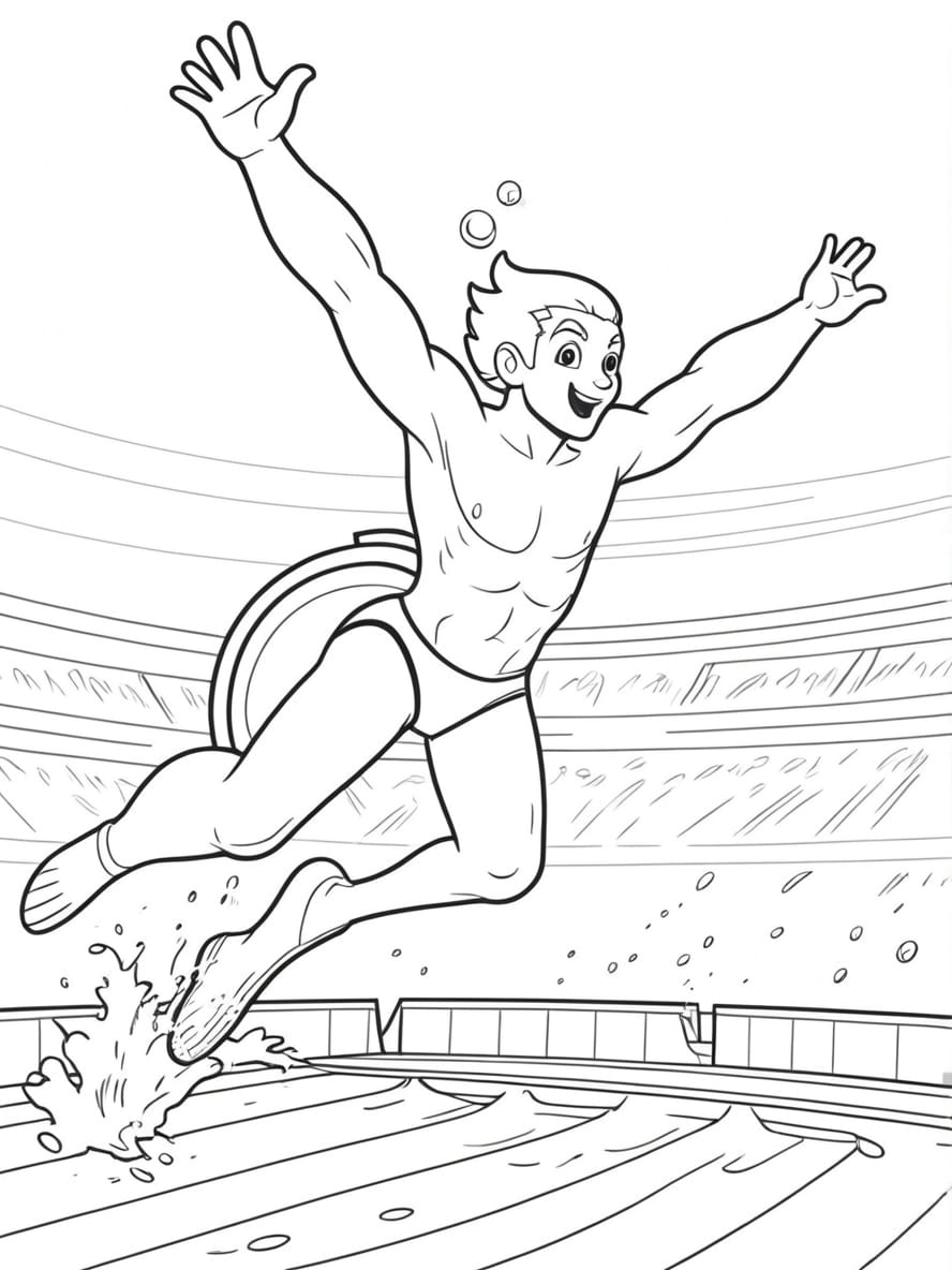 Coloriage Jeux Olympiques Un Monde De Sport En Couleurs