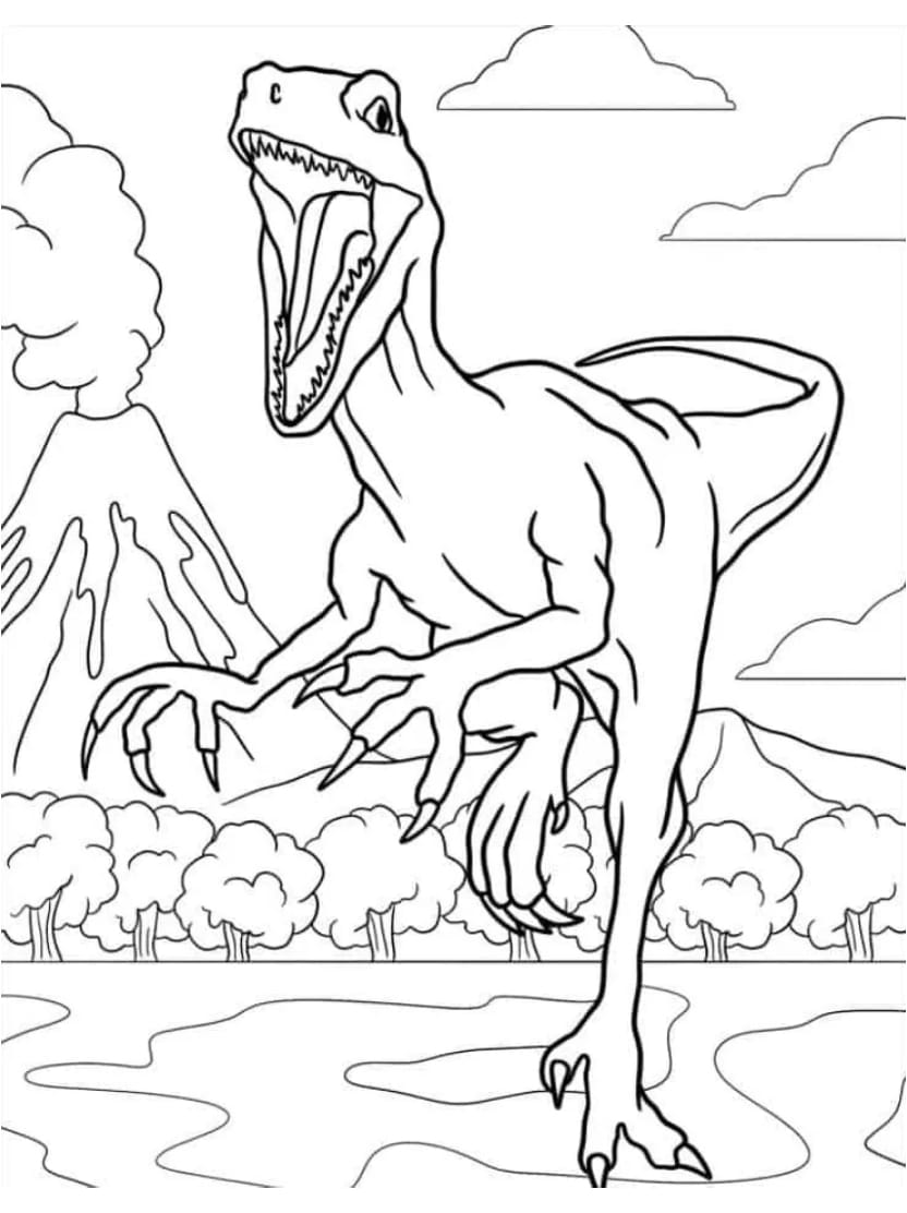 Coloriage Jurassic World Pour Devenir Un Expert Des Dinosaures